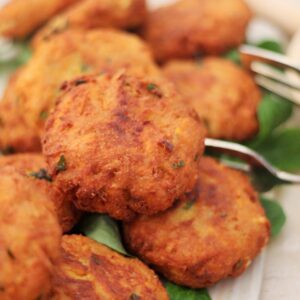 Spiced Sweet Potato and Chickpea Fritters 4